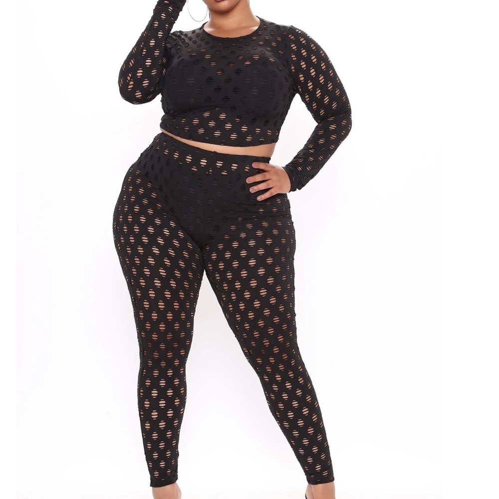 Sexy ❣️Distressed Legging Set